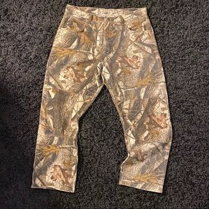 baggy retro 90s nature blend camouflage pants